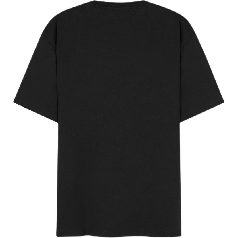 Графическая футболка с принтом Crewneck VERSACE, черный — фото 4