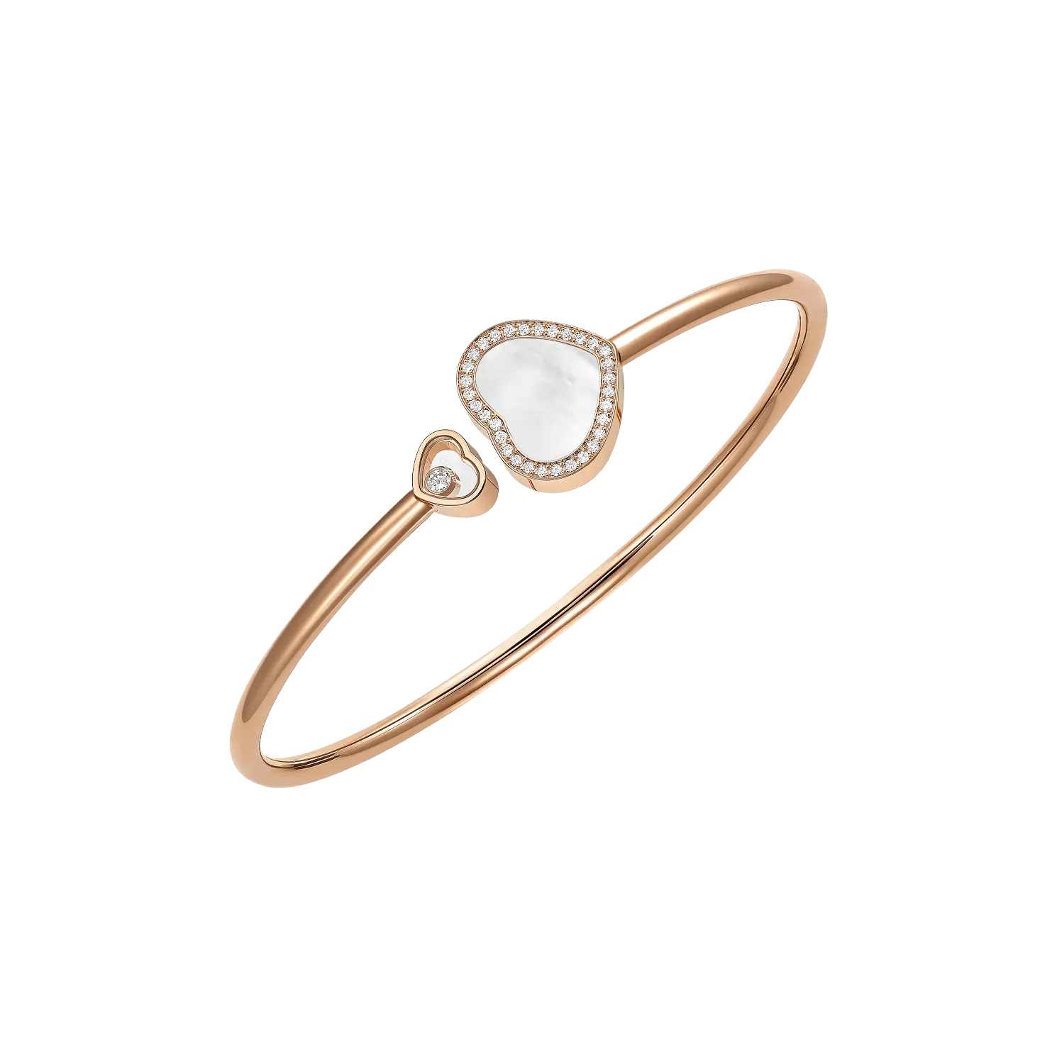 

Браслет Chopard Happy Hearts - Браслет, розовое золото, бриллианты, перламутр