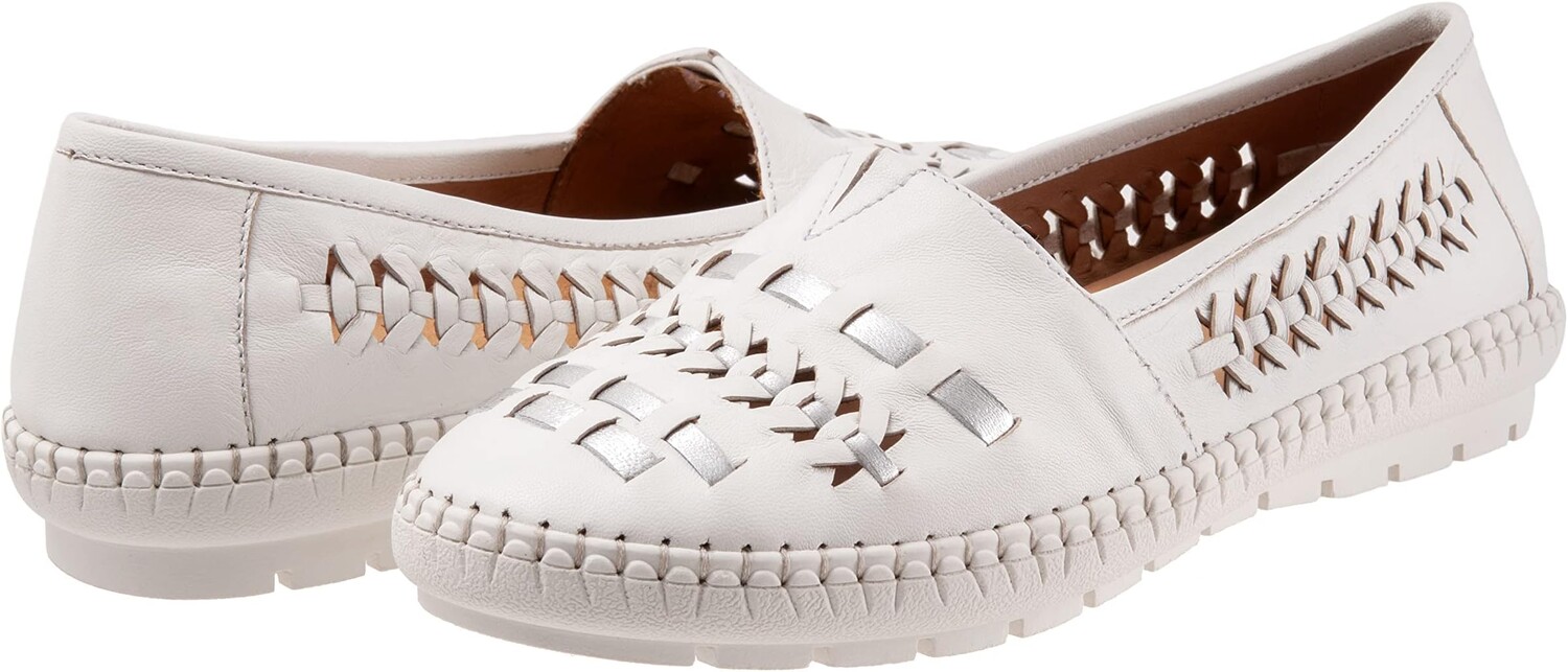 

Лоферы Trotters Rory, цвет White Silver