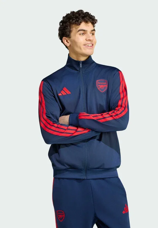 Тренировочная куртка Adidas Performance Arsenal fc dna track top, цвет темно-синий