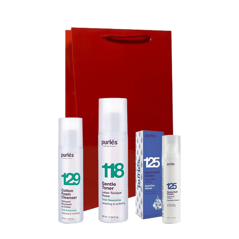 

Purles 125 Крем HyalurSoft 50 мл + 118 Нежный тоник 200 мл + 129 Очищающая хлопковая пенка 125 мл
