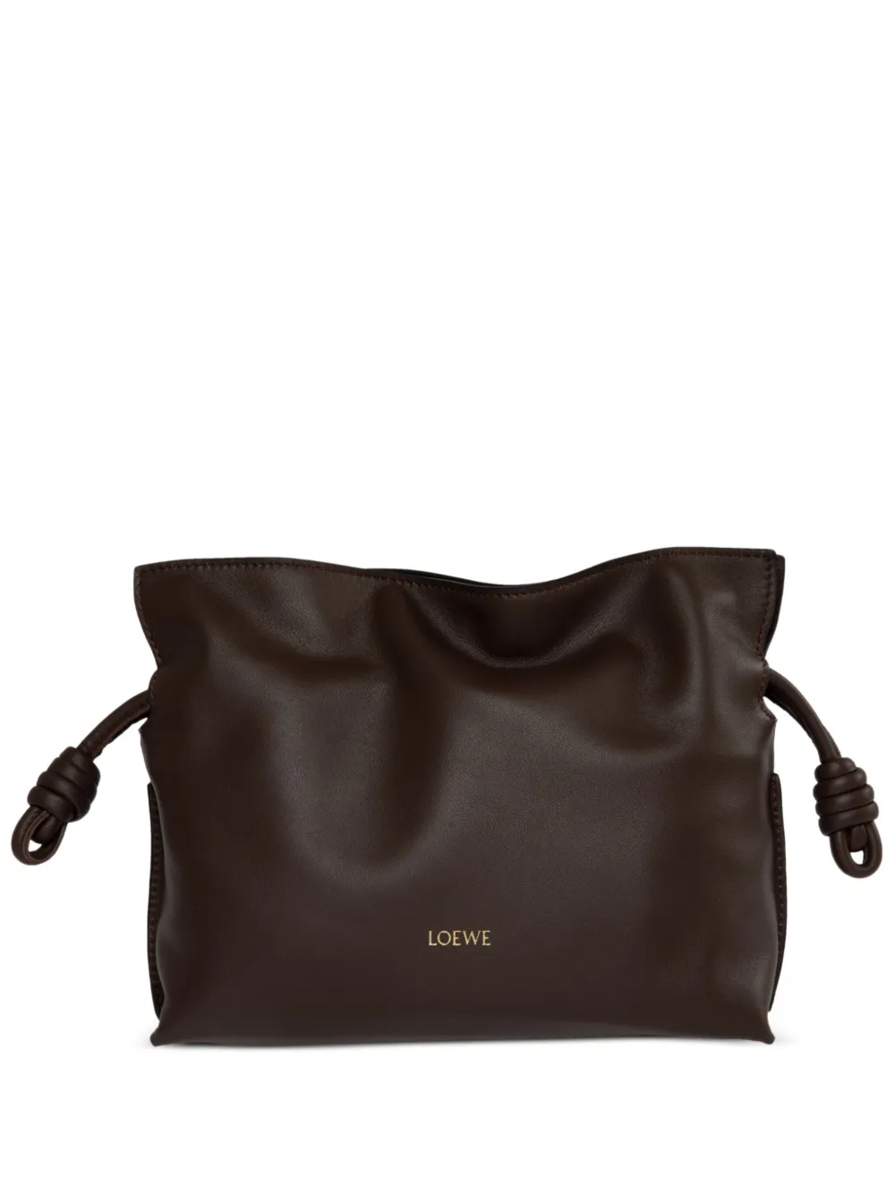 

Мини-клатч Flamenco из кожи наппа LOEWE, коричневый
