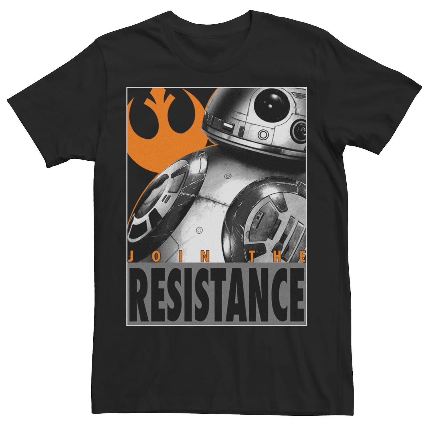 

Мужская футболка BB-8 с плакатом «Присоединяйся к Сопротивлению» Star Wars