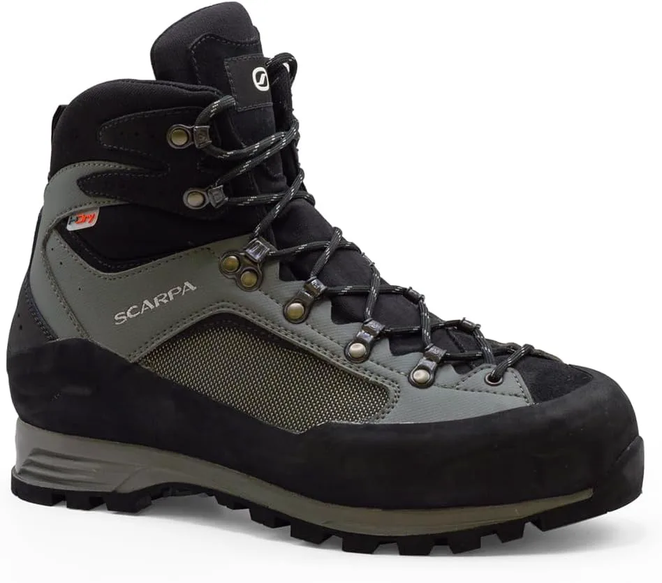 Ботинки SCARPA R-Evolution 8 HD - Легкие водонепроницаемые походные ботинки для треккинга, гидов и охоты, черный/серый — фото 2