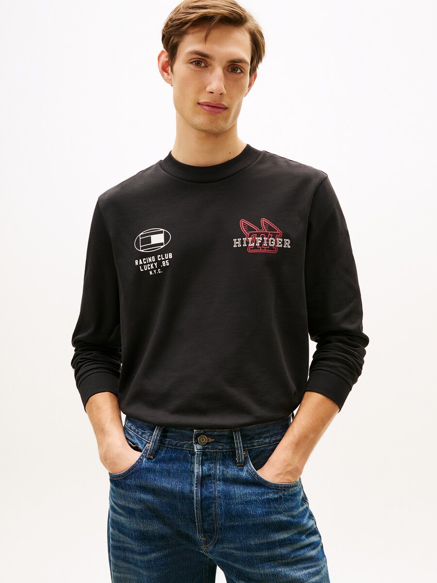 Рубашка TOMMY HILFIGER MODERN ATHLEISURE, черный — фото 2