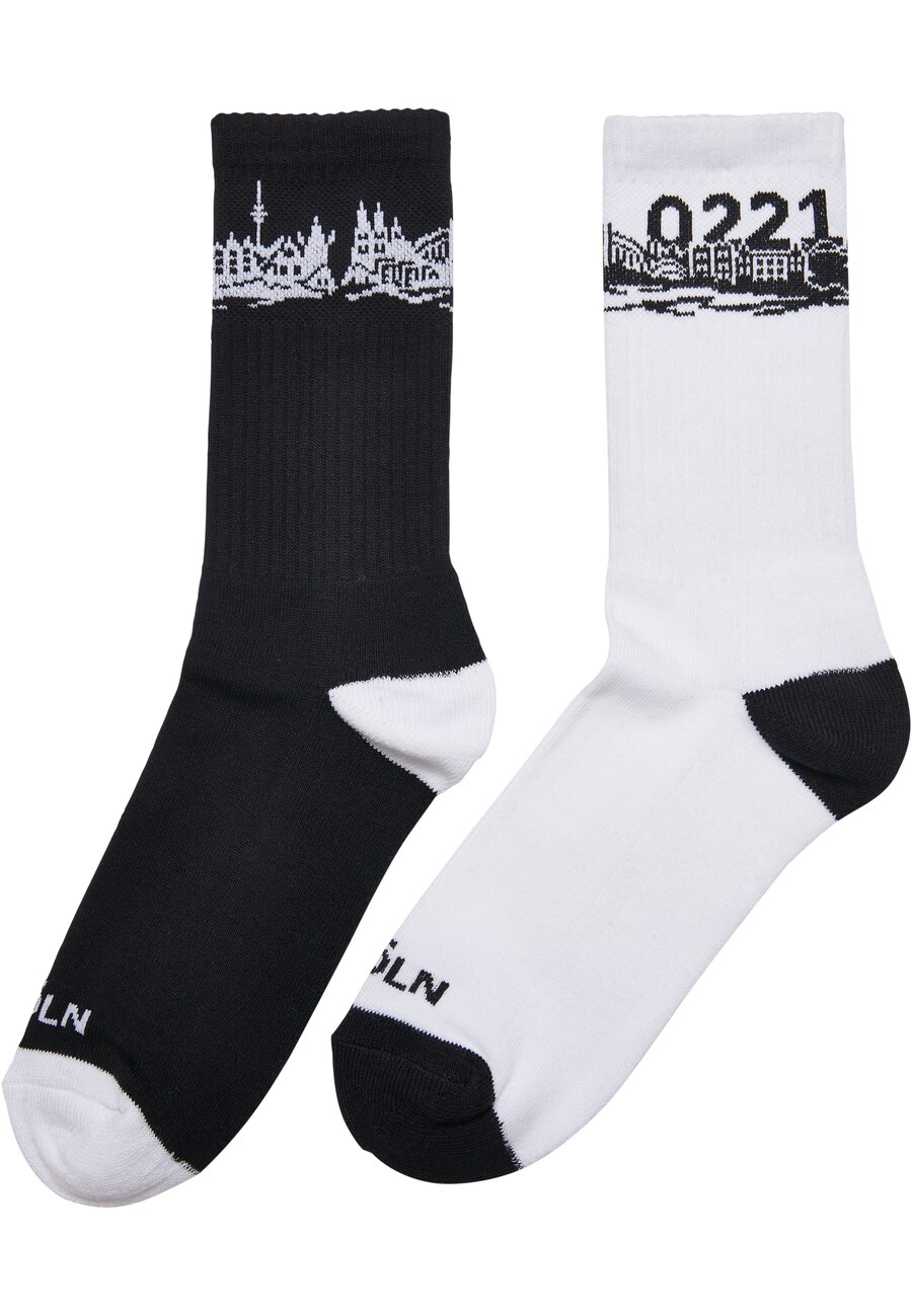 

Носки Mister Tee Socks Major City, черный/белый