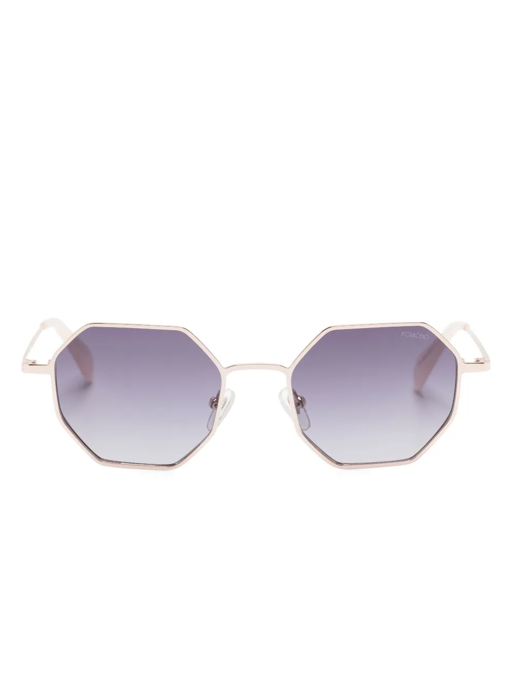 

Солнцезащитные очки в геометрической оправе Jean Komono, золотой