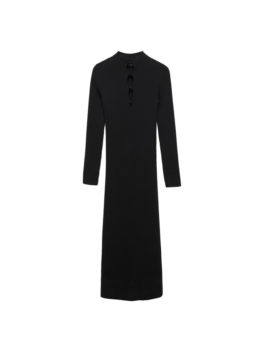 

Вязаное платье MANGO Knitted dress, черный