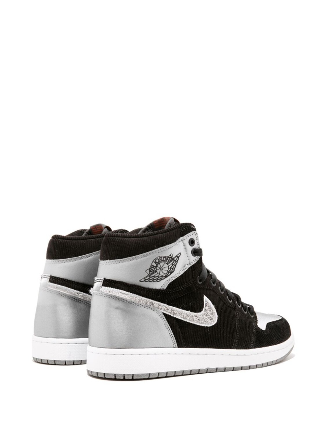 Кроссовки Jordan Air Jordan 1 Retro, серый/черный — фото 3