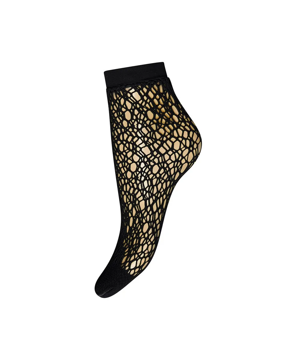 

Длинные носки с сетчатым принтом Wolford, черный