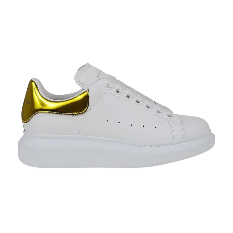Кроссовки Alexander McQueen Wmns Oversized Sneaker White Pop Yellow, белый