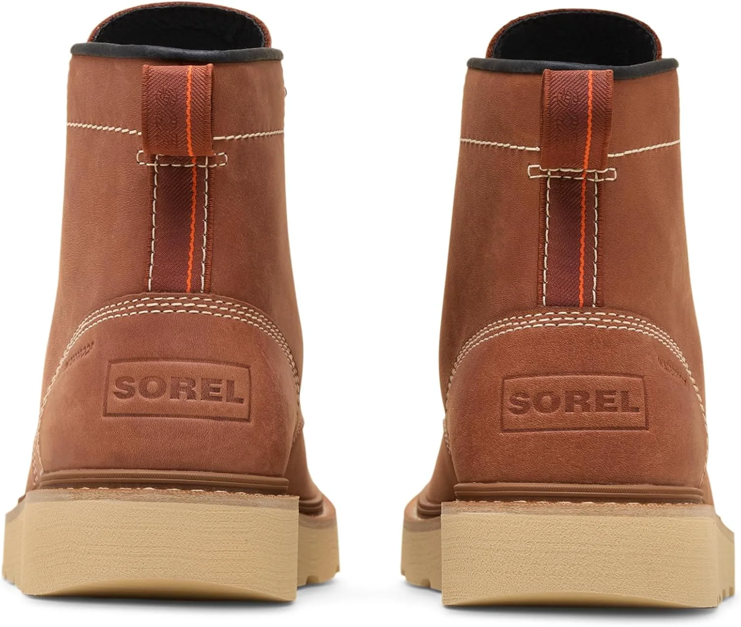Мужские водонепроницаемые ботинки SOREL Slabtown 62 Moc, коричневый — фото 4