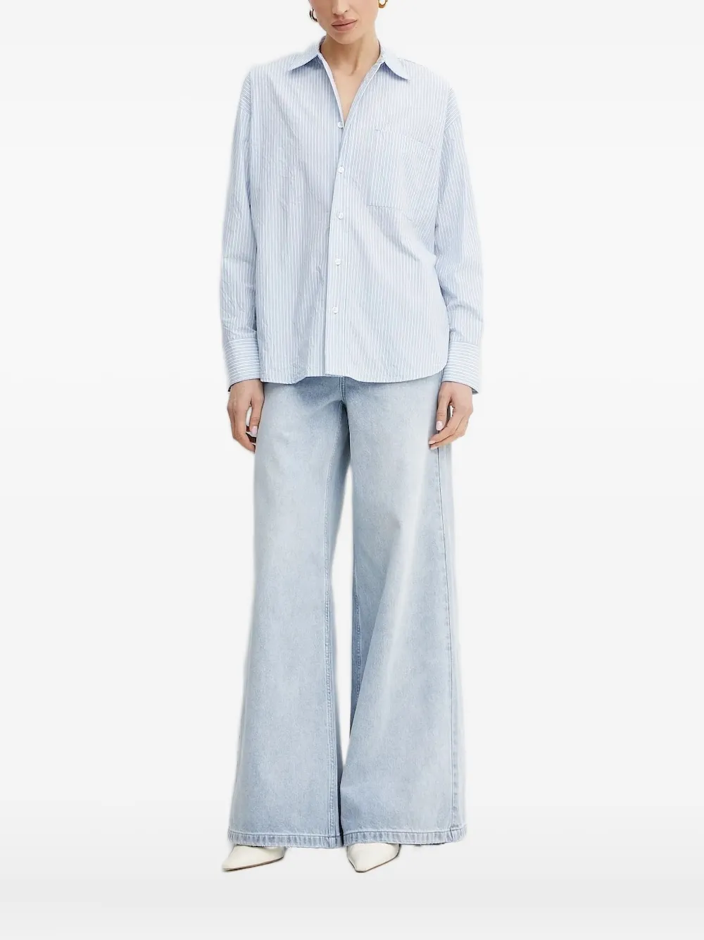 

Полосатая рубашка Michael Michael Kors, синий