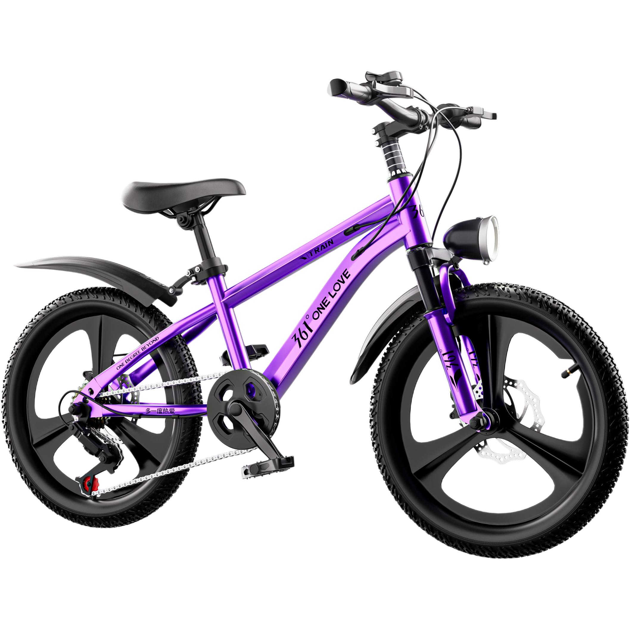 

Детский велосипед High Carbon Steel Linear Pull Disc Brake Finger Power Braking 361°, iris фиолетовый