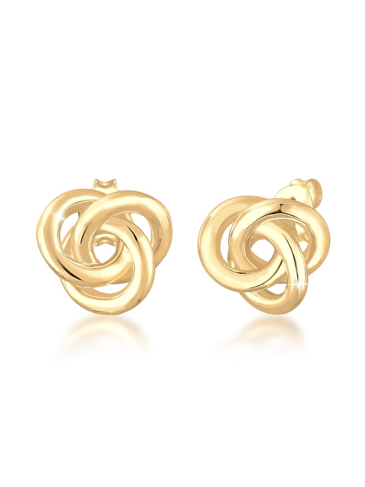 

Elli Серьги из серебра 925 пробы в виде золотого узла