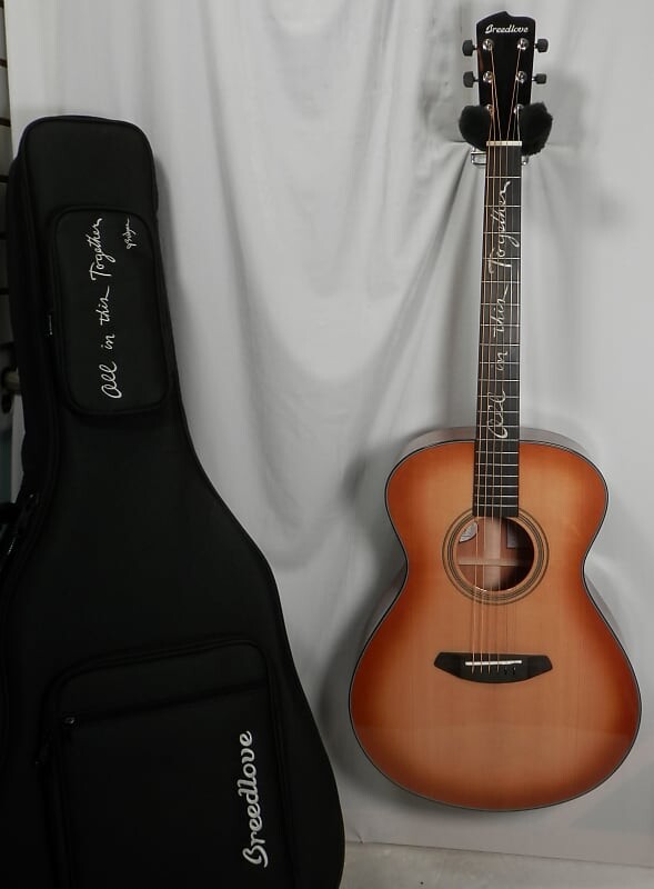

Акустическая гитара Breedlove Jeff Bridges Signature Concert Copper E Ac0ustic Electric w/ gig bag