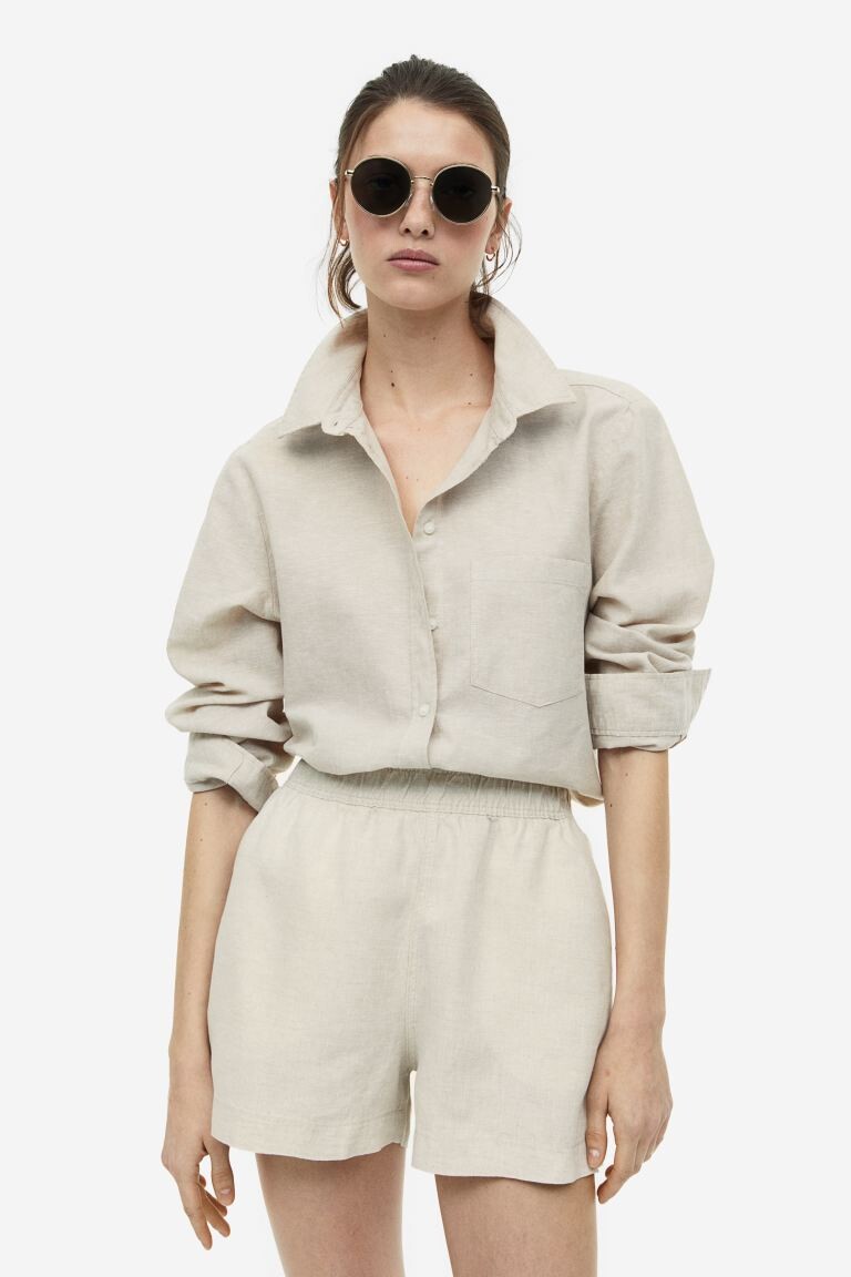 

Льняные шорты H&M