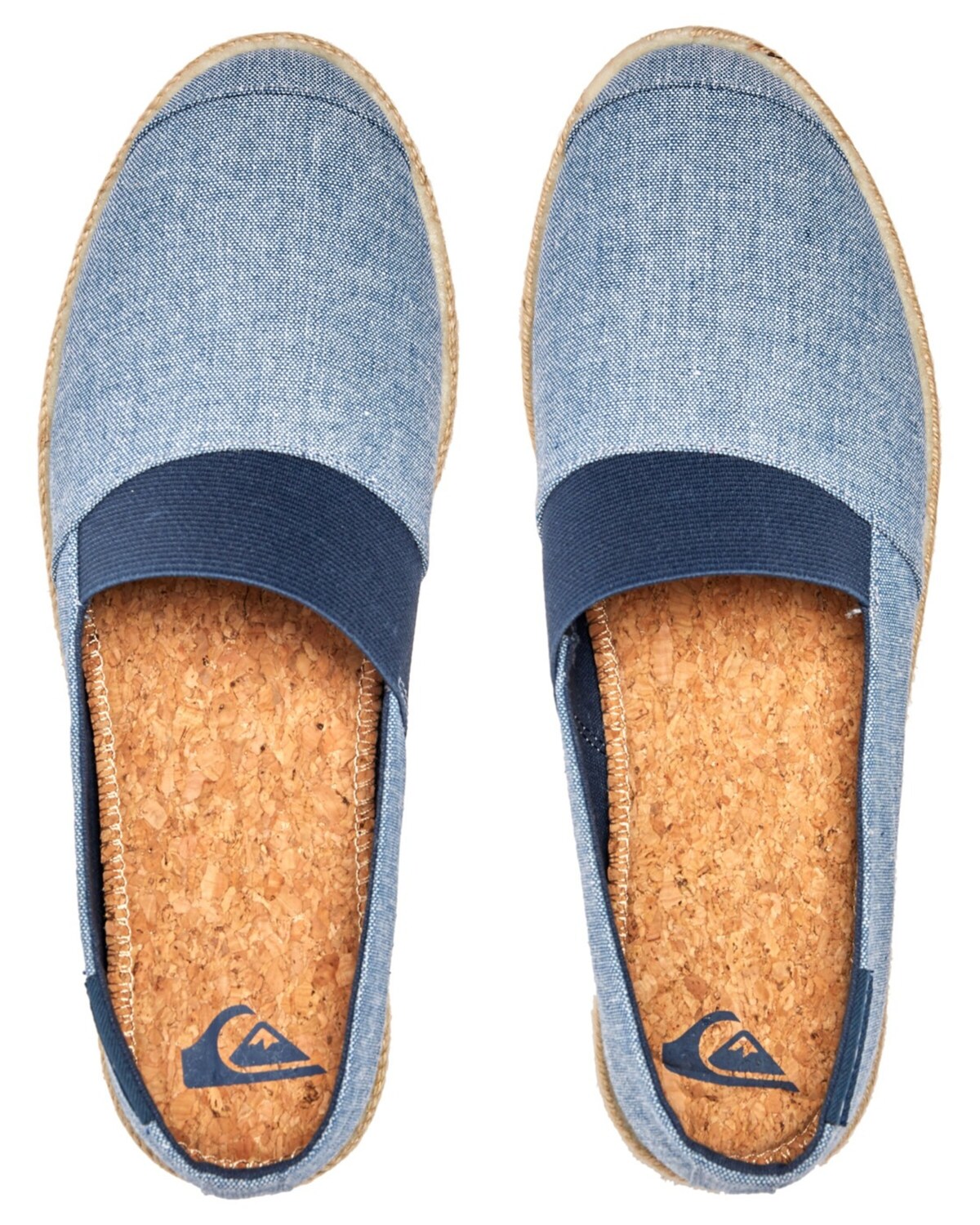QUIKSILVER Эспадрильи в цвете Marine Blue, Blue Denim — фото 3