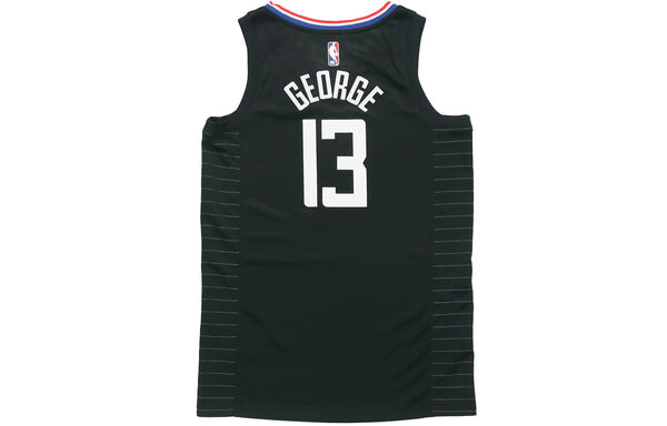 Майка Air Jordan NBA SW Fan Edition Los Angeles Clippers Jersey 2020-21 Season George No. 13 Black, черный — фото 2