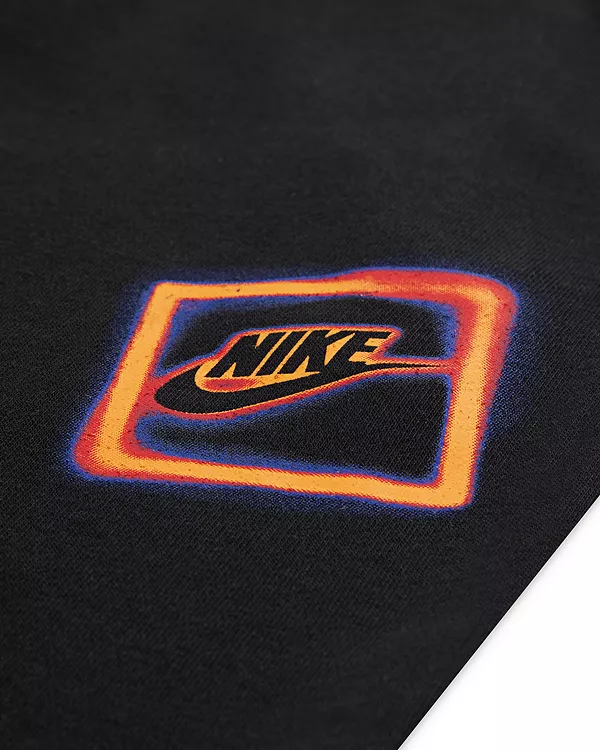 Детские флисовые штаны Boys' Glow With Me - для маленького ребенка Nike, черный — фото 3