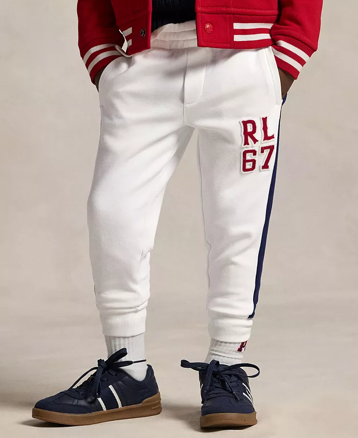 

Детские спортивные брюки с логотипом Little Boys Polo Ralph Lauren, белый
