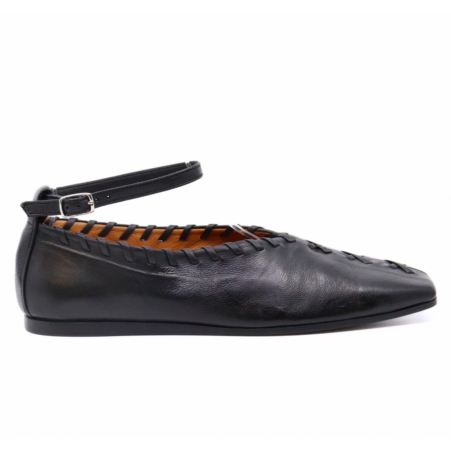 Туфли-лоферы Whip Stitch черного цвета I.N.K. Shoes