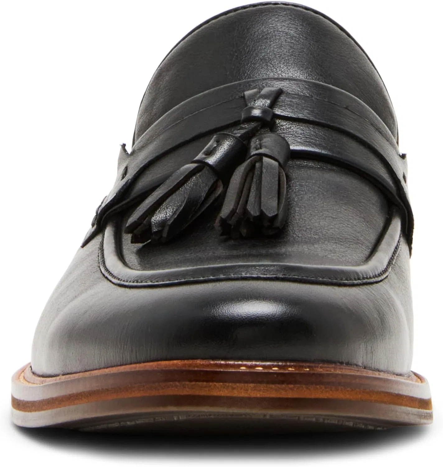 Лоферы из натуральной кожи Steve Madden, Black Leather — фото 2