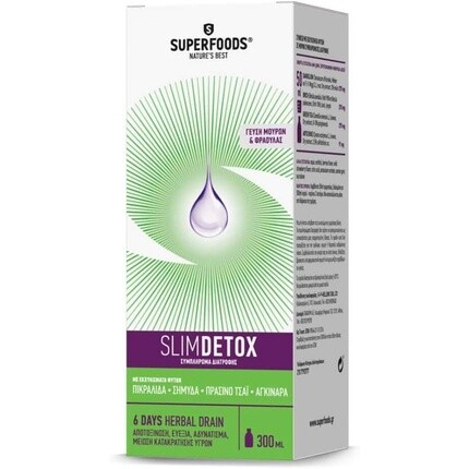 

Slimdetox Формула для детоксикации и похудения, 600 мл, Superfoods