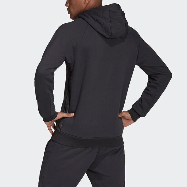 Толстовка adidas real Madrid Soccer/Football Sports Black, черный — фото 3