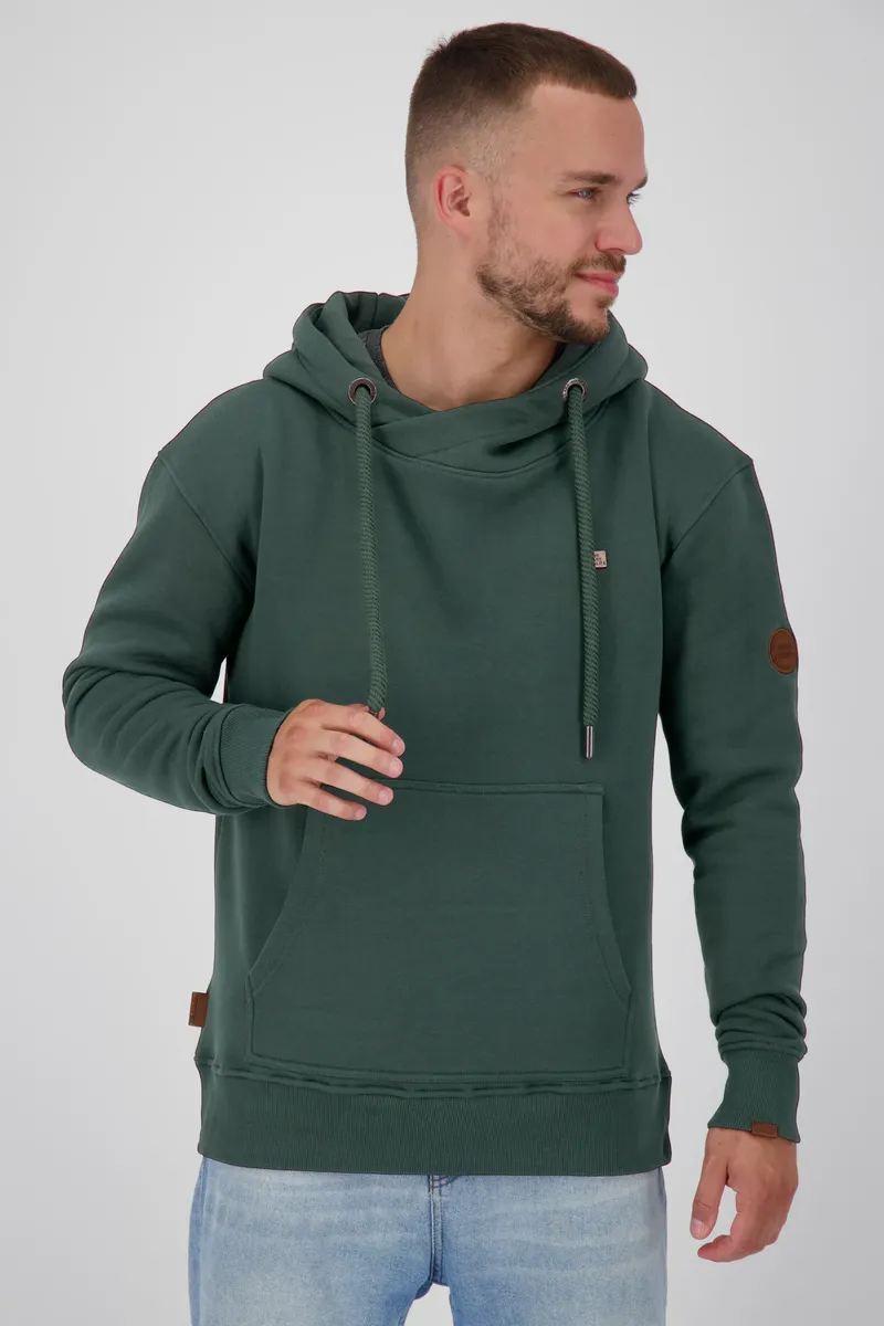 

Толстовка с капюшоном Alife & Kickin "JohnsonAK A Sweat мужская толстовка с капюшоном, толстовка", цвет Dark Forest