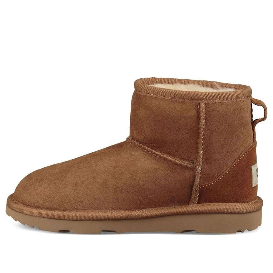 

Зимние ботинки UGG Classic Mini II Big Boys Fleece Lined Brown, коричневый