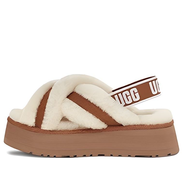 Шлепанцы (WMNS) UGG Disco Cross Slides 'Chestnut'