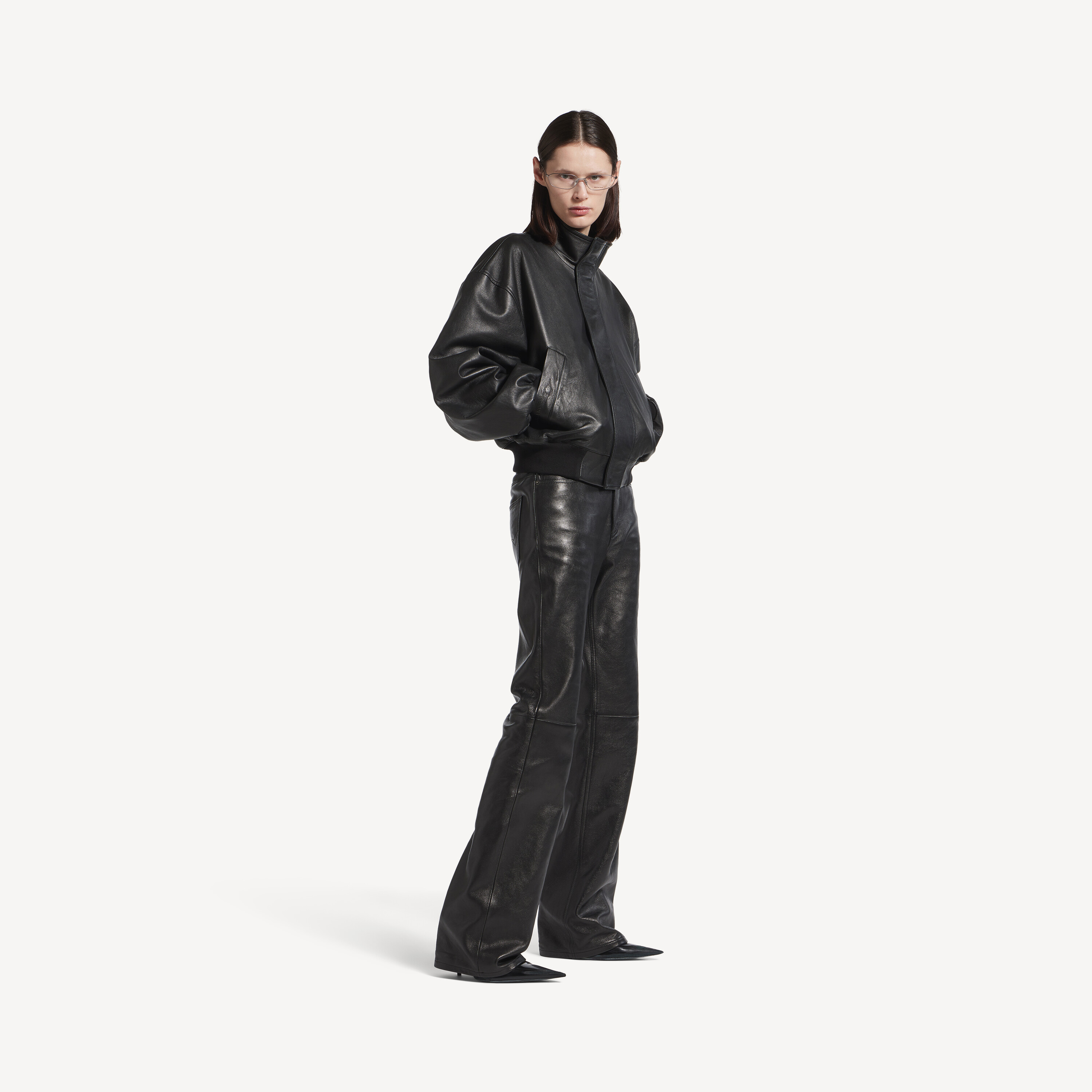 Женский блузон черного цвета BALENCIAGA, черный