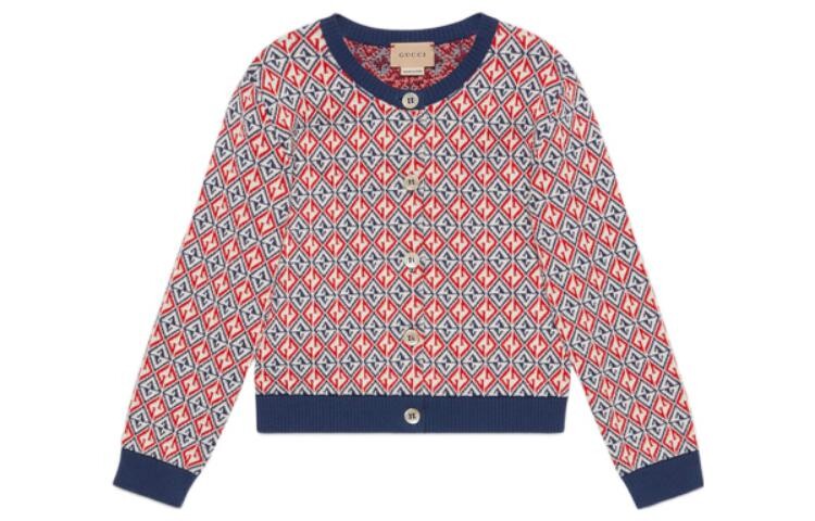

Детский кардиган Gucci, синий/красный