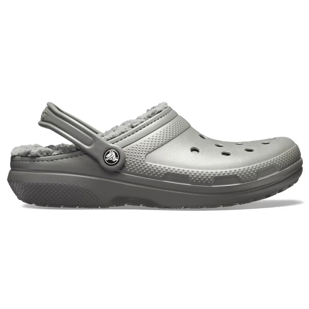 

Сабо унисекс Crocs Classic Lined Clog, серый