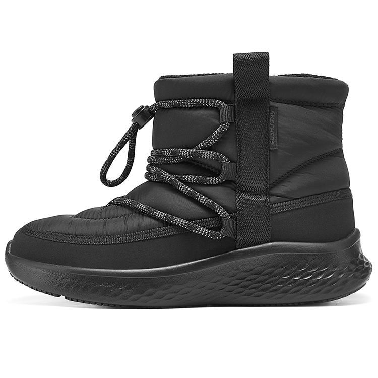 

Нескользящие, износостойкие, теплые детские ботинки Skechers Kids, черный