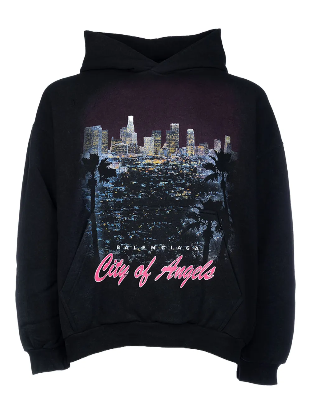 

Худи с принтом BALENCIAGA, черный