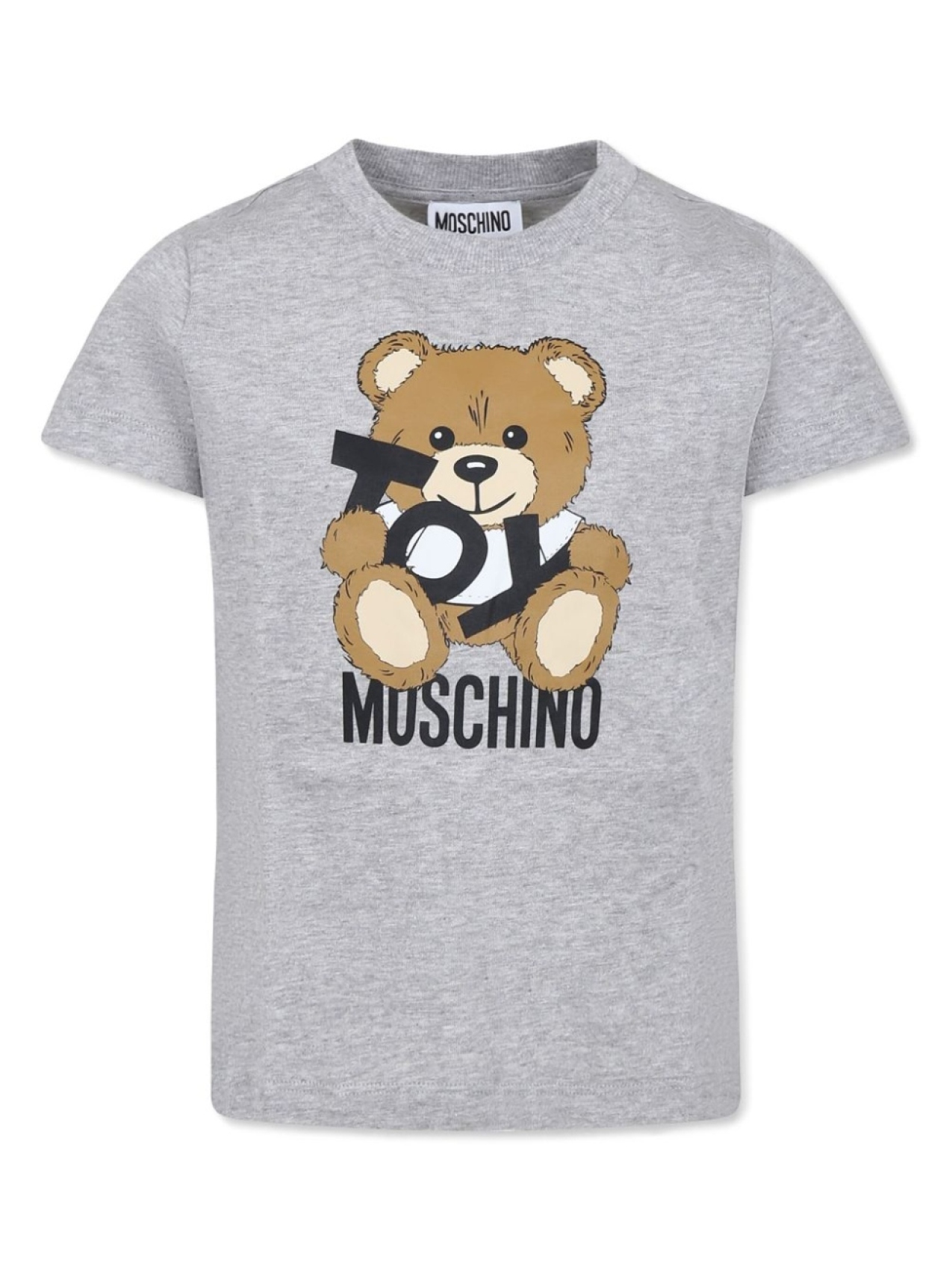 

Moschino Kids футболка Teddy Bear, серый