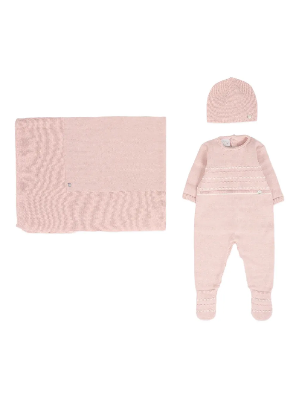 

Комплект ползунков на пуговицах Paz Rodriguez, розовый