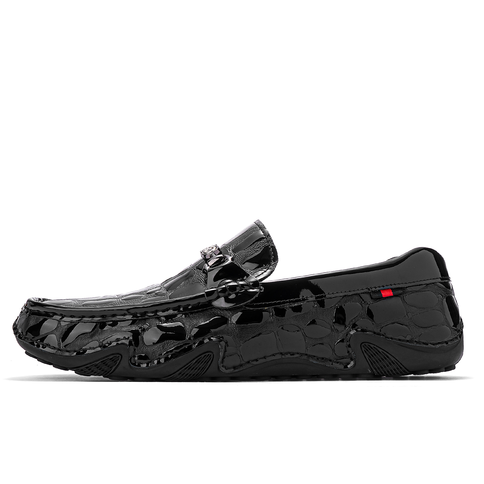 ZRO Мужские повседневные кроссовки Low top красные с черным, цвет Black Red — фото 4