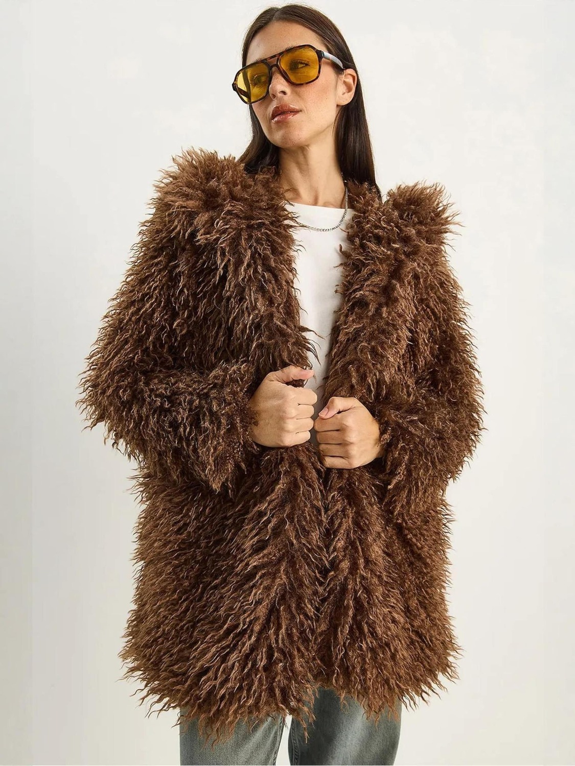 

Bianco Lucci Зимнее пальто в цвете мокко