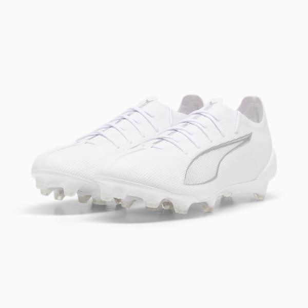 Бутсы для игры в футбол на твердом грунте для мужчин Ultra 5 Ultimate Puma, белый — фото 4