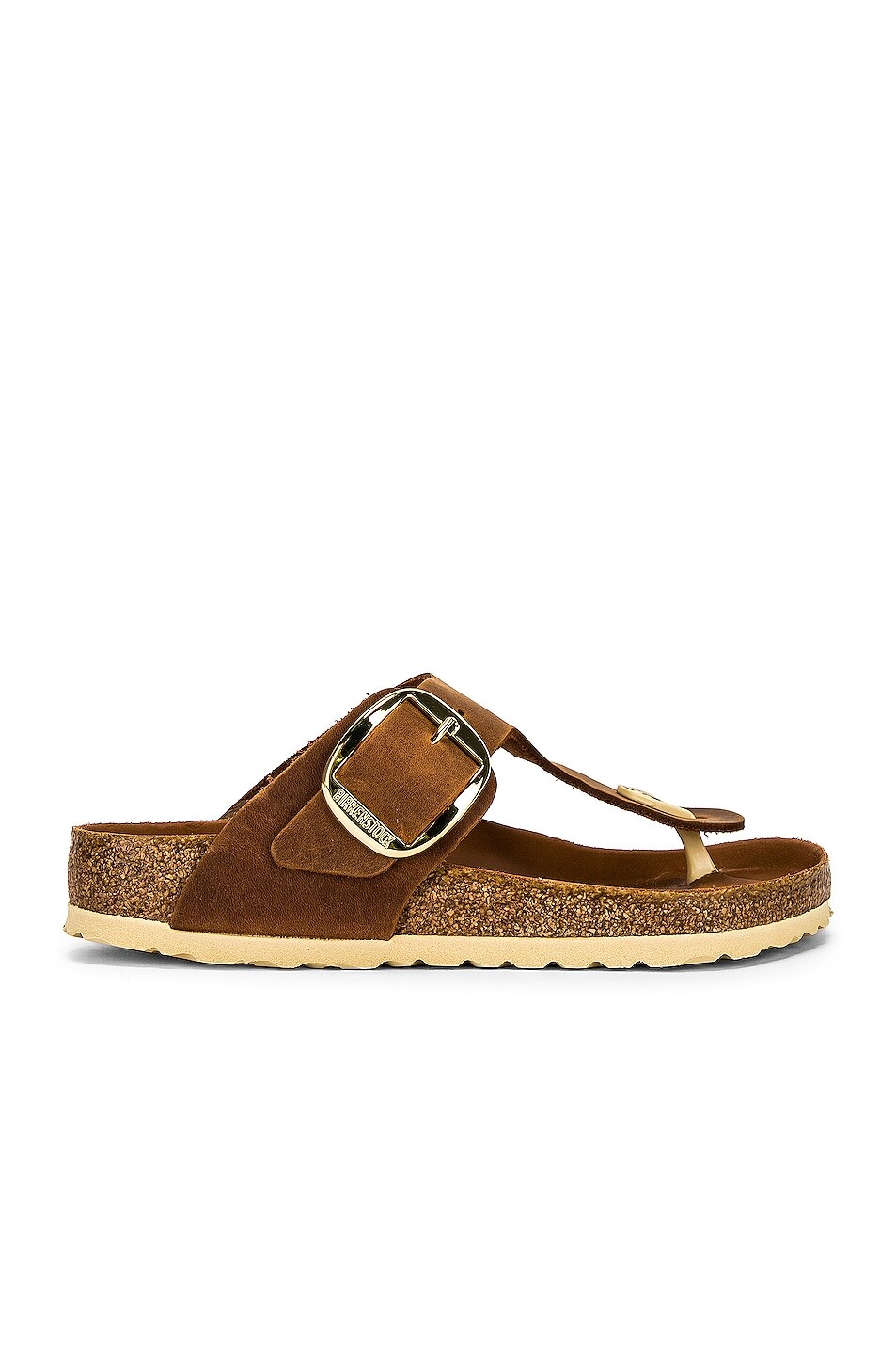 Сандалии Gizeh с большой пряжкой Birkenstock, цвет Cognac