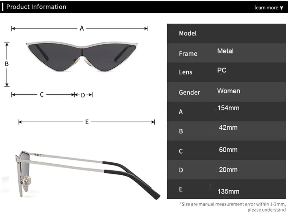 

Винтажные маленькие треугольные солнцезащитные очки в ретро-стиле с металлической оправой, цельные, для женщин, черные, с защитой от УФ-излучения UV400 DSXLY, C3