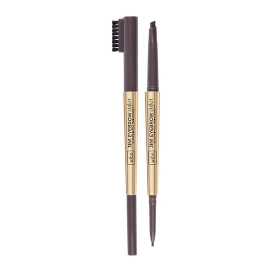 

Карандаш для бровей с расческой 2 Темно-коричневый Wibo, 3in1 Eyebrow Stylist