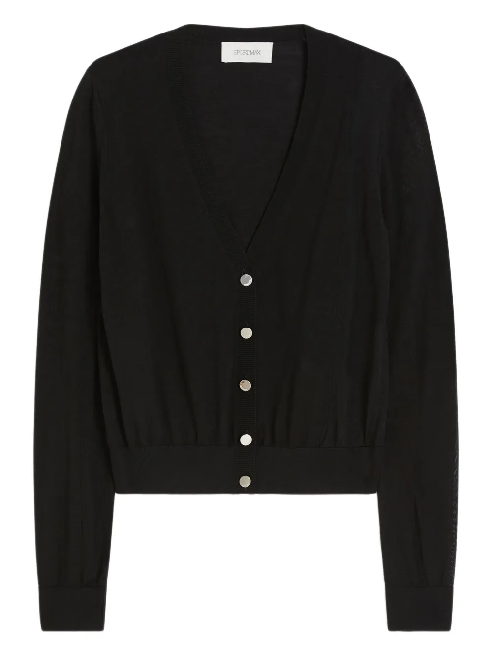 

Кардиган тонкой вязки SPORTMAX, черный