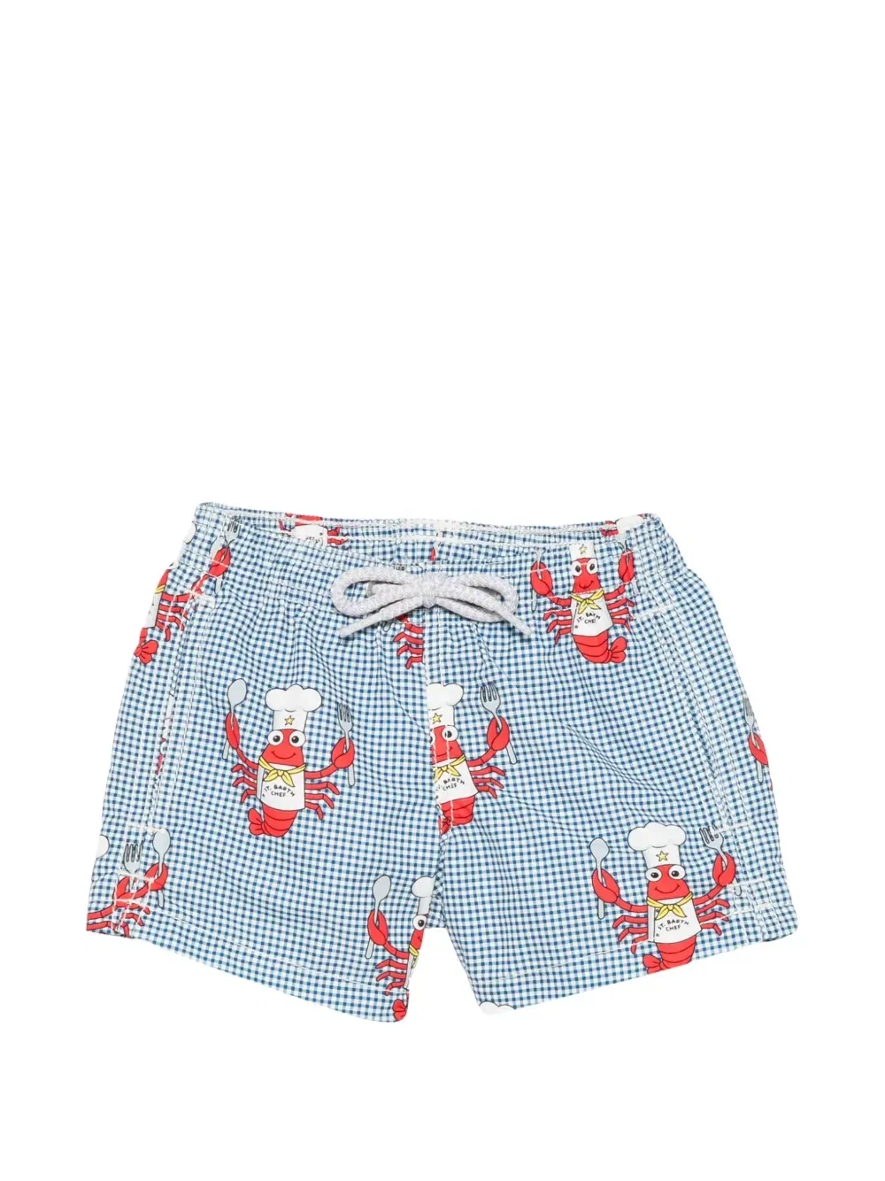 Плавательные шорты с принтом омара Jean MC2 Saint Barth Kids, синий