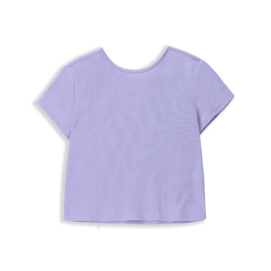 

LEMON EXPLORE Детская мультиспортивная футболка-кроп-топ WL4 фиолетовая