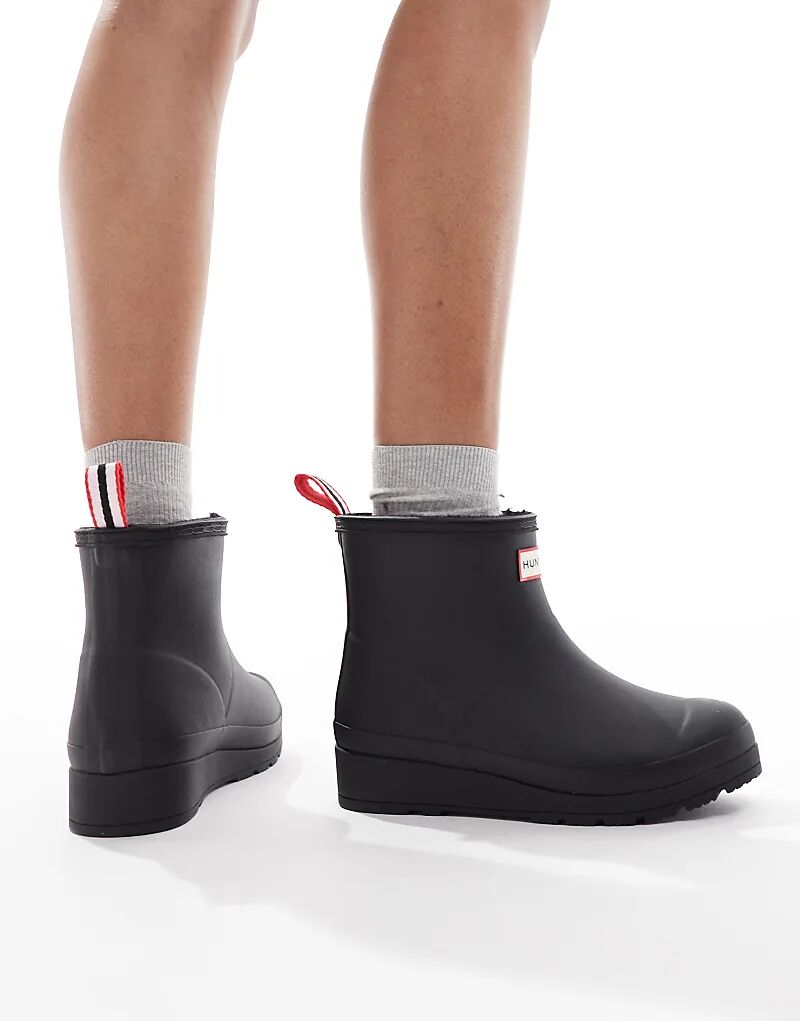 Короткие ботинки Hunter Play на подкладке черного цвета — фото 4