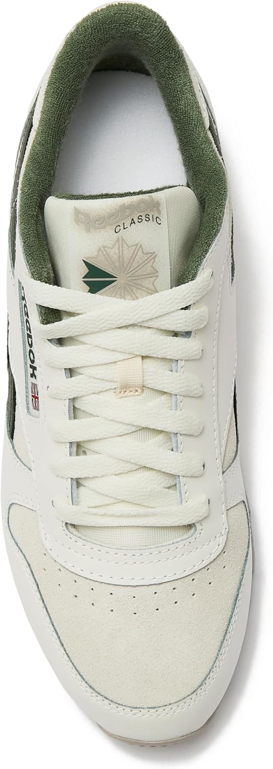 Кроссовки Reebok Classic Leather для мужчин, зеленый — фото 4